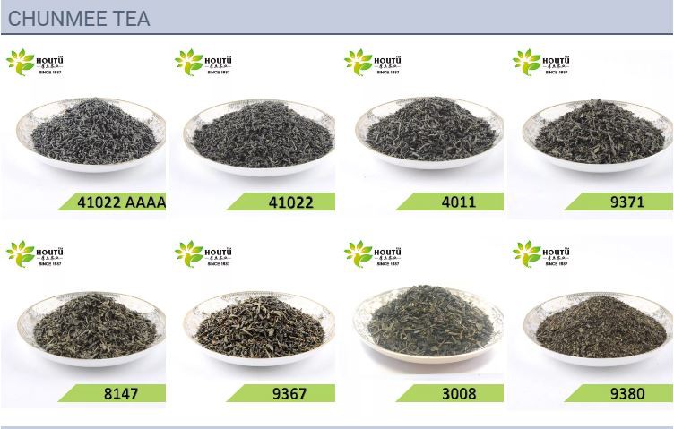 Chunmee tea catalog